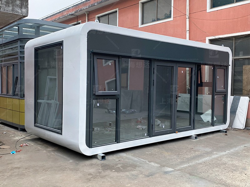 特色蘋果艙可移動房屋鋼架結(jié)構(gòu)成品辦公室日常使用可住人